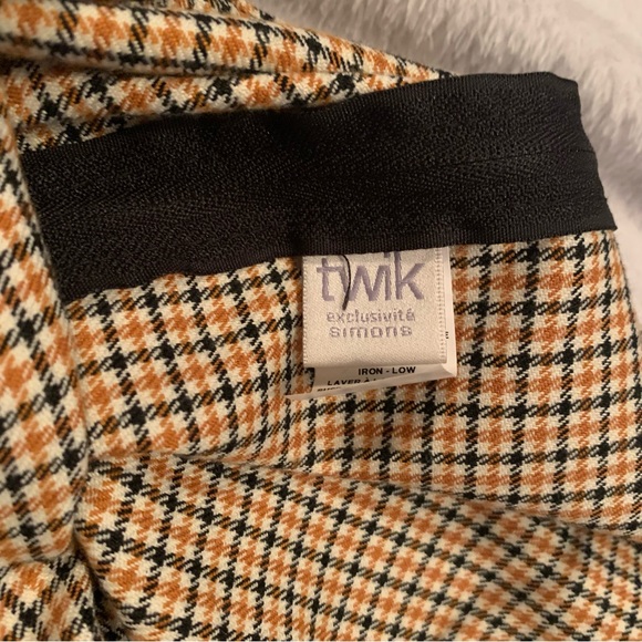 👗 Yellow Tartan Mini Dress - Picture 3 of 3